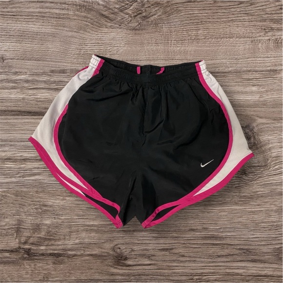 Nike Women's Black and Pink Shorts - Picture 1 of 1